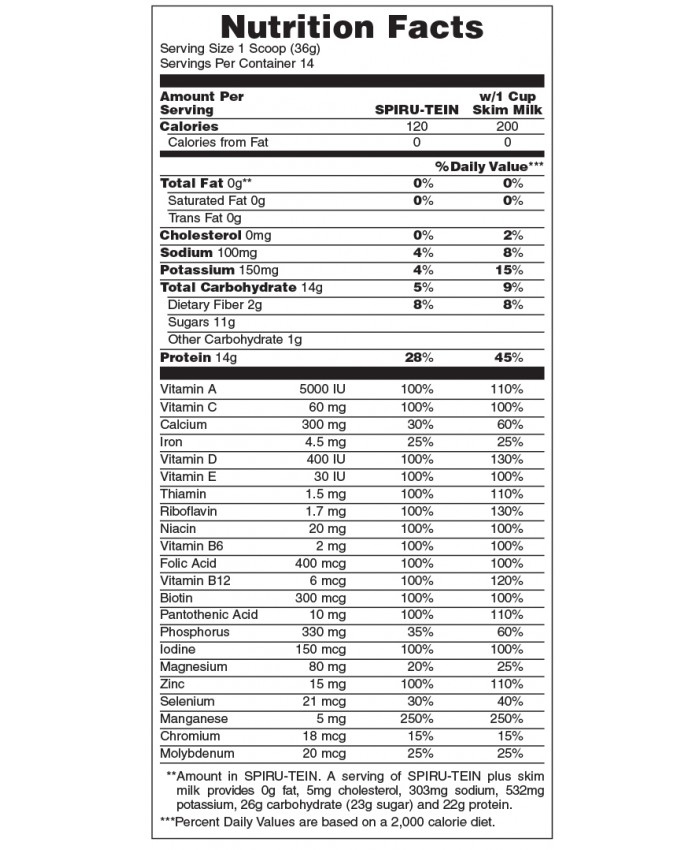 Nature's Plus Spiru-Tein Exotic Red Fruit 504gr